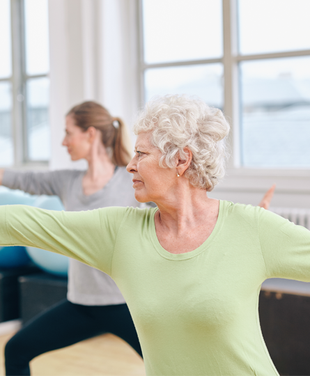 Grandma Exercising